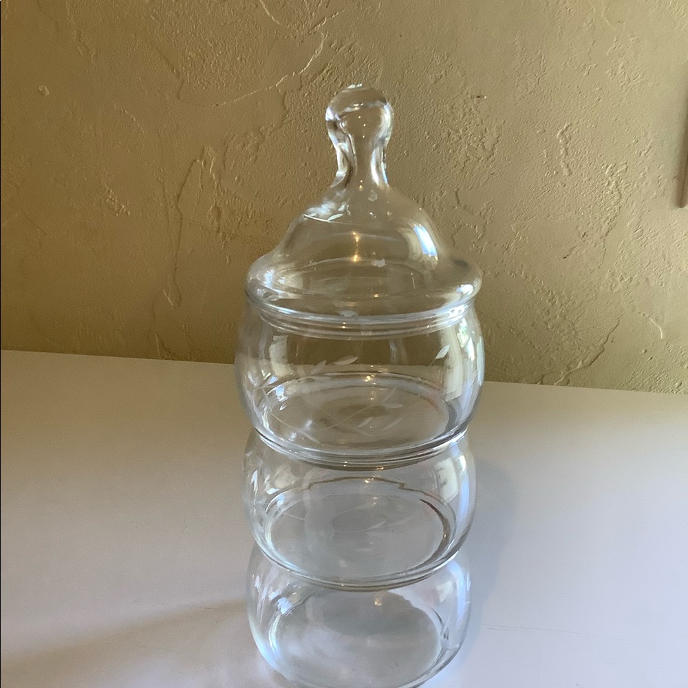 COPY - Princess house sugar bowl 3section